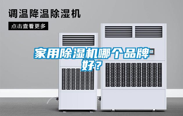 家用除濕機哪個品牌好？