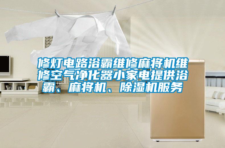 修燈電路浴霸維修麻將機維修空氣凈化器小家電提供浴霸、麻將機、除濕機服務(wù)