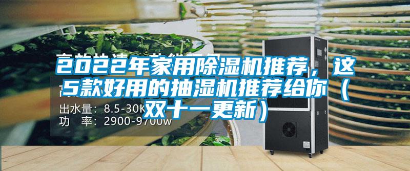 2022年家用除濕機(jī)推薦，這5款好用的抽濕機(jī)推薦給你（雙十一更新）