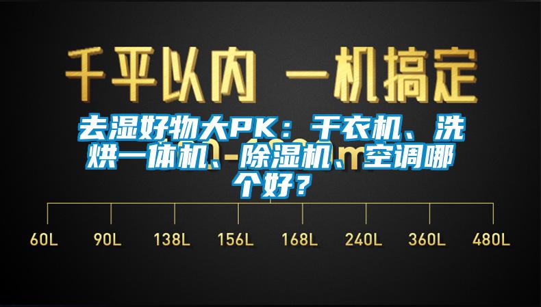 去濕好物大PK：干衣機、洗烘一體機、除濕機、空調(diào)哪個好？