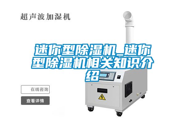 迷你型除濕機_迷你型除濕機相關知識介紹