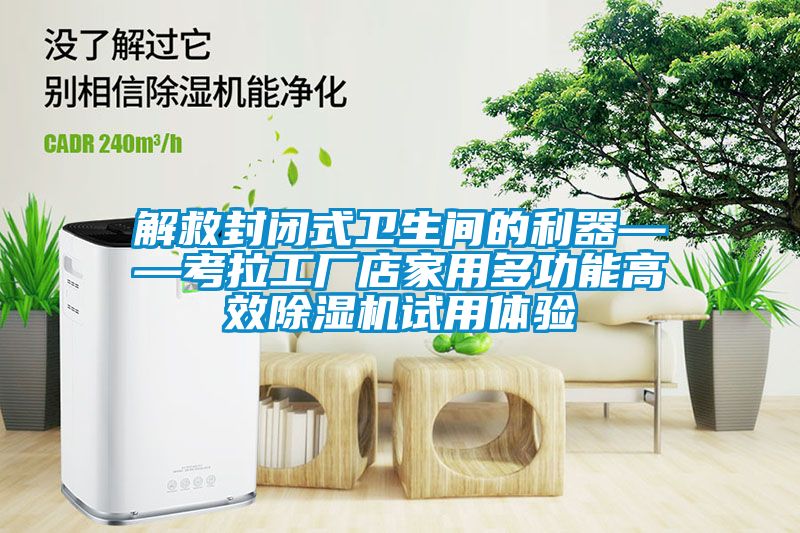 解救封閉式衛(wèi)生間的利器——考拉工廠店家用多功能高效除濕機試用體驗