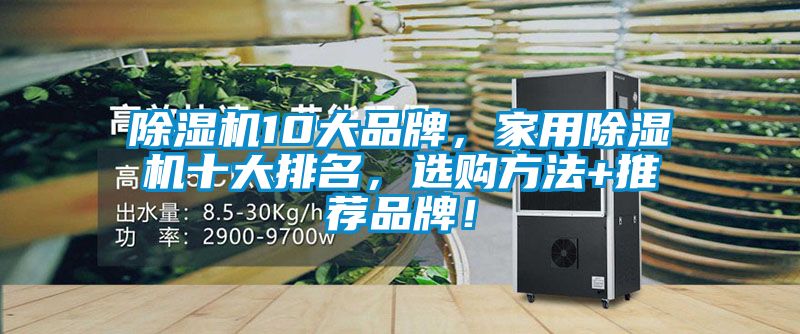 除濕機(jī)10大品牌，家用除濕機(jī)十大排名，選購(gòu)方法+推薦品牌！